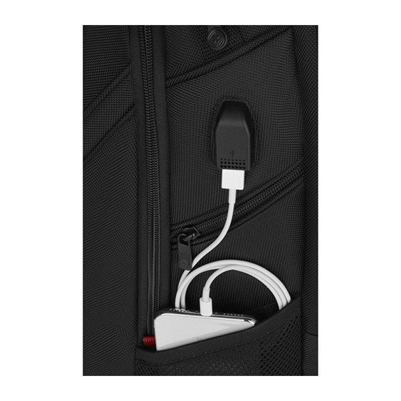 Plecak WENGER Ibex Ballistic Deluxe, 17", czarny