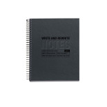 Kołozeszyt MIQUELRIUS Just Black Recycled, A5, 120 kart., 80g, czarny