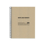 Kołozeszyt MIQUELRIUS Just Black Craft Recycled, A4, 120 kart., 80g, beżowy