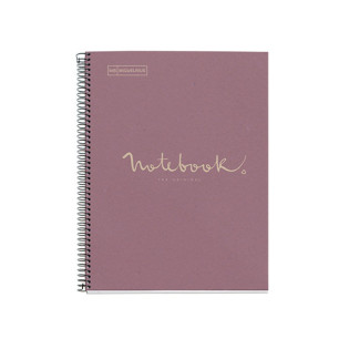 Kołonotatnik MIQUELRIUS NB-1 Emotions, A4, w kratkę, 80 kart., 80g, ekolawendowy