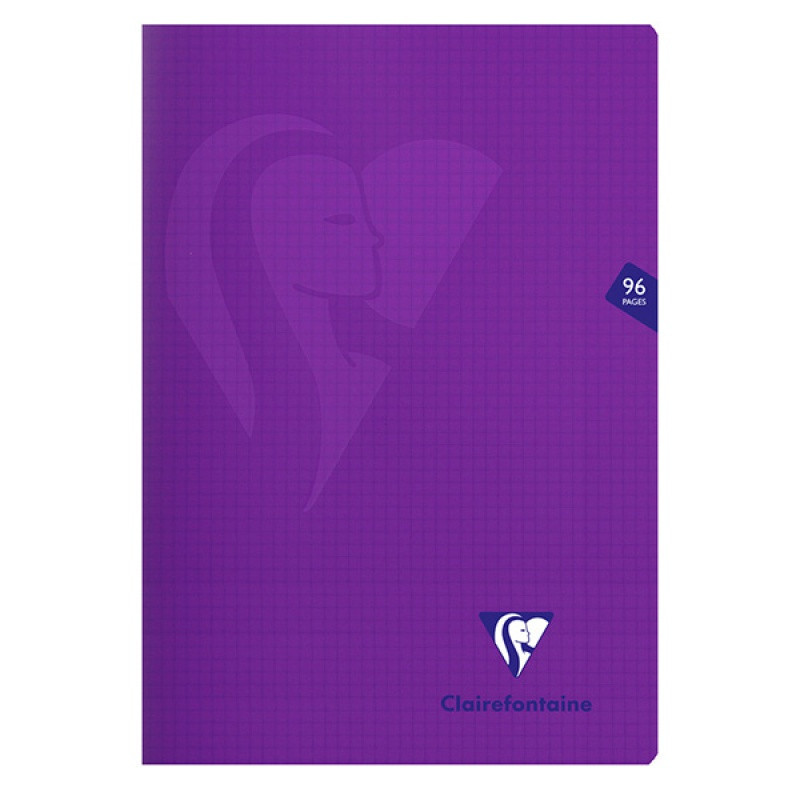 Zeszyt CLAIREFONTAINE Mimesys, w kratkę, 48 kart., 21x29,7cm, mix kolorów