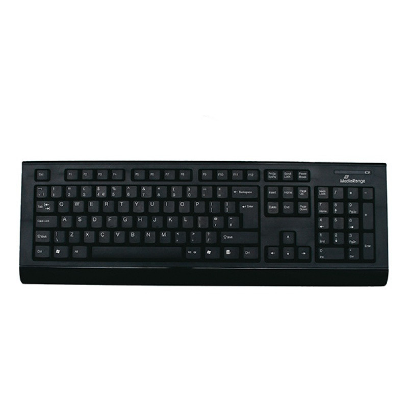 Zestaw klawiatura i myszka komputerowa MEDIARANGE, bezprzewodowy, czarno-szary