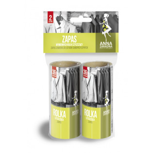 Zapas wymiennych rolek czyszczących ANNA ZARADNA, 2 szt., biały