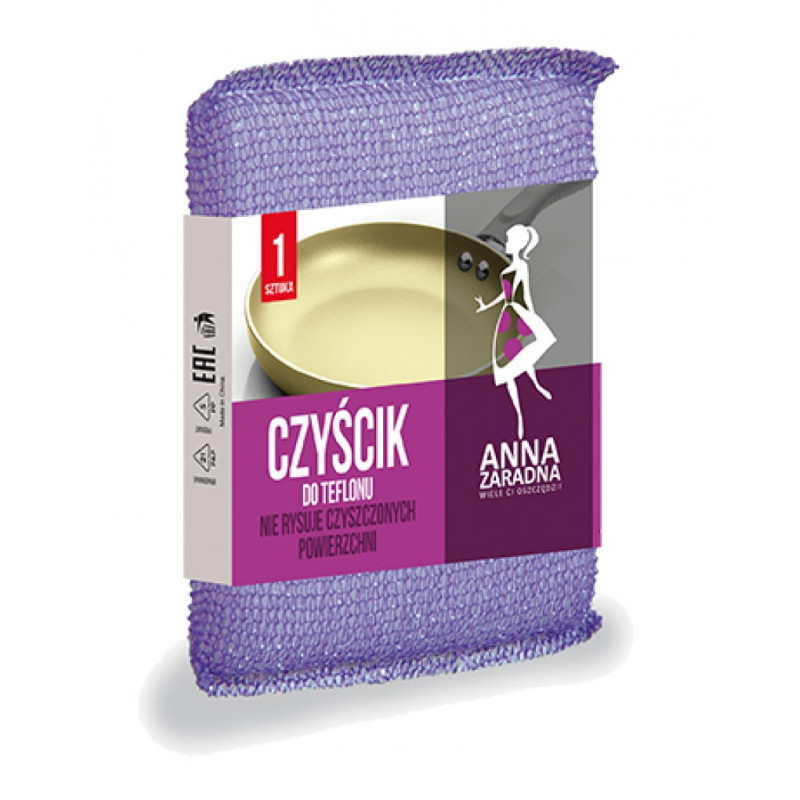 Czyścik do teflonu ANNA ZARADNA, 1 szt., mix