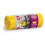 Worki na śmieci z uszami ANNA ZARADNA, zapach cytrusów, 35 l, 28 szt., żółty