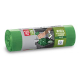 Worki do segregacji odpadów ANNA ZARADNA, szkło, 120 l, 10 szt., zielone, zielony