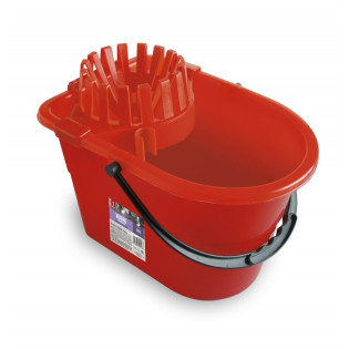 Wiadro ANNA ZARADNA, z wyciskaczem, 14 l, mix kolorów