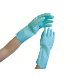 Rękawice gumowe ANNA ZARADNA, rozmiar L, pastelowa zieleń