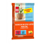 Ściereczki nawilżane PIERWSZA CENA, do szyb i luster, zapach cytrynowy, 80 szt., białe