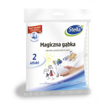 Magiczna gąbka STELLA, 2 szt., biały + niebieski