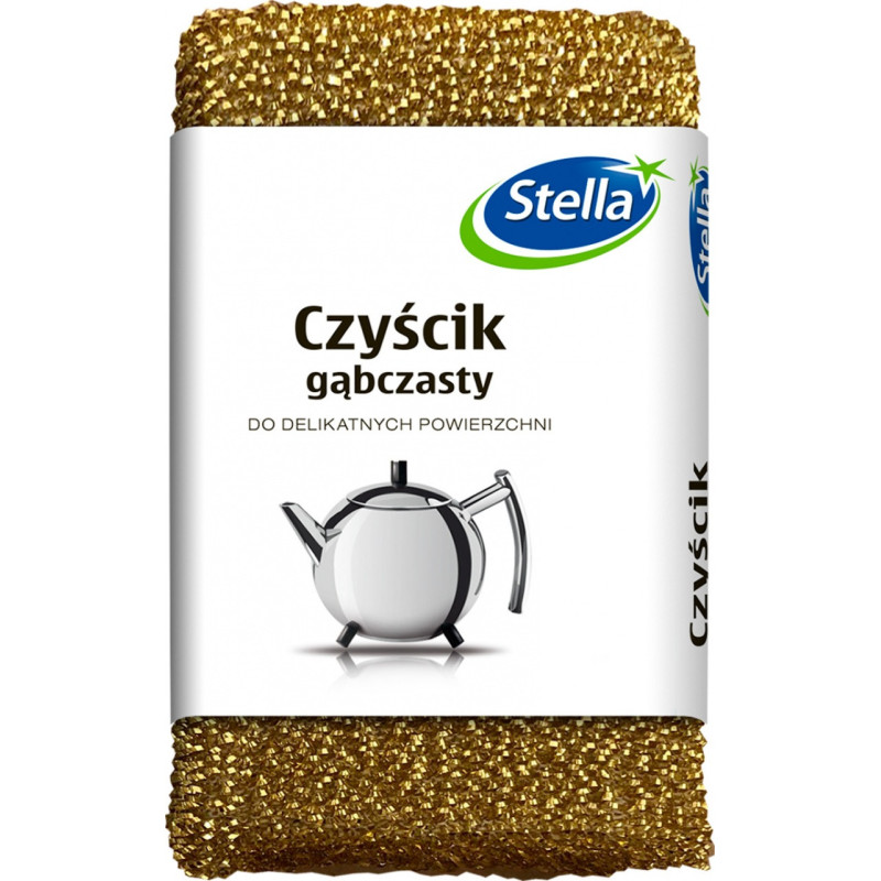 Czyścik gąbczasty STELLA, 1 szt., mix