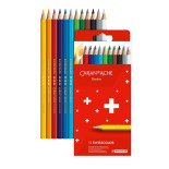 Kredki CARAN D'ACHE Swisscolor, kartonowe pudełko, 12 szt.