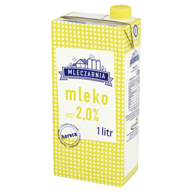 Mleko UHT MLECZARNIA 2%, 1 l
