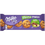 Ciastka Pieguski MILKA, 135 g, czekoladowe z orzechami