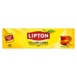 Herbata LIPTON czarna, Yellow Label, 25 torebek