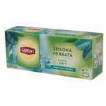 Herbata LIPTON zielona, miętowa, 25 torebek