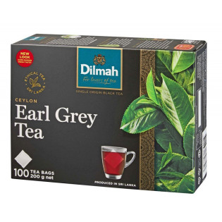 Herbata DILMAH Earl Grey, 100 torebek