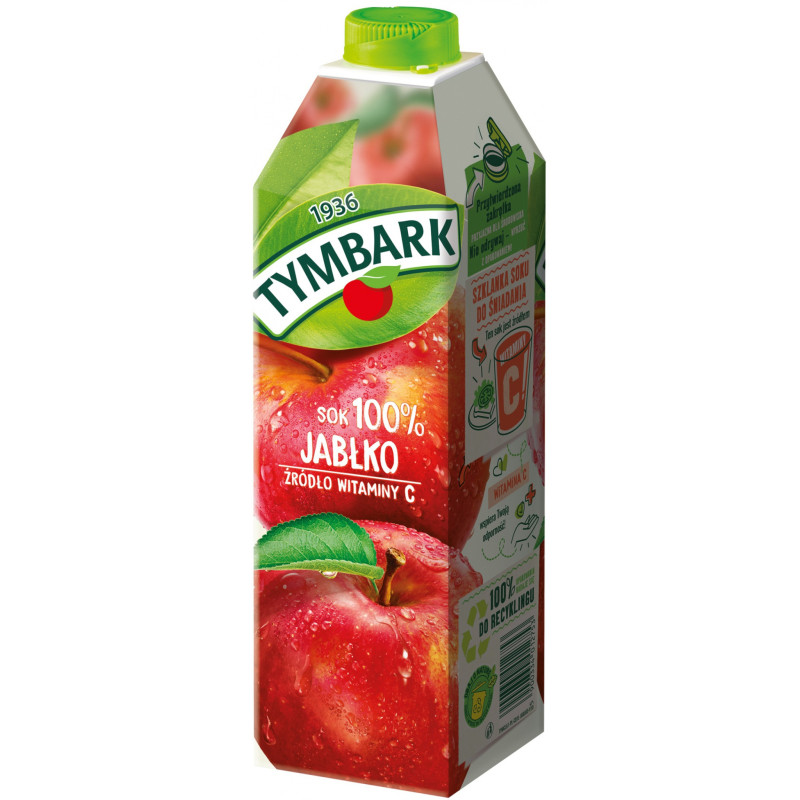 Sok TYMBARK, 1 l, jabłkowy