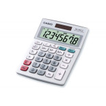 Kalkulator biurowy CASIO MS-88ECO, 8-cyfrowy103x145, biały