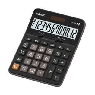 Kalkulator biurowy CASIO DX-12B, 12-cyfrowy, 151x159mm,czarny