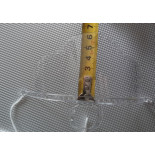 Mini przyłbica ochronna, wieokrotnego użytku, 1szt., transparentna