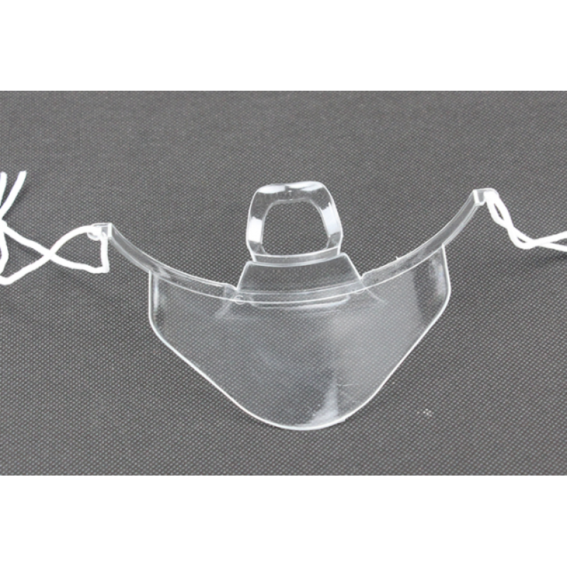 Mini przyłbica ochronna, wieokrotnego użytku, 1szt., transparentna