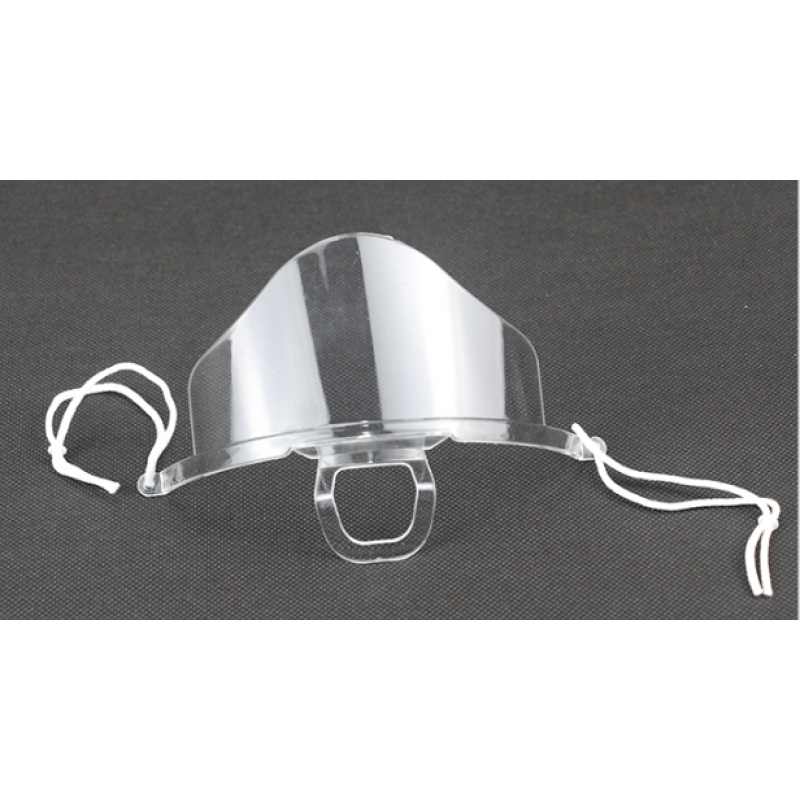 Mini przyłbica ochronna, wieokrotnego użytku, 1szt., transparentna