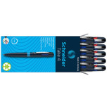 Długopis automatyczny SCHNEIDER TAKE 4, M, 4 kolory wkładu, ciemnoniebieski