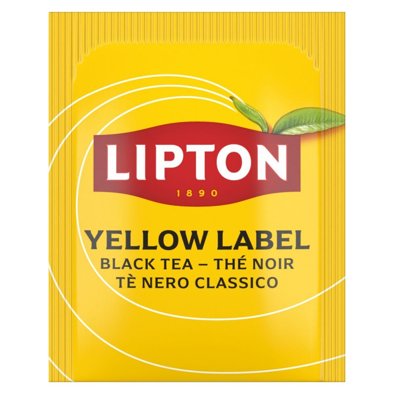 Herbata LIPTON czarna, Yellow Label, 100 kopert