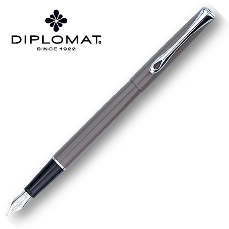 Pióro wieczne DIPLOMAT Traveller, M, szare
