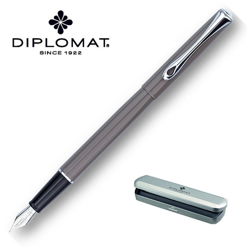 Pióro wieczne DIPLOMAT Traveller, M, szare