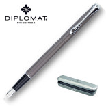 Pióro wieczne DIPLOMAT Traveller, M, szare