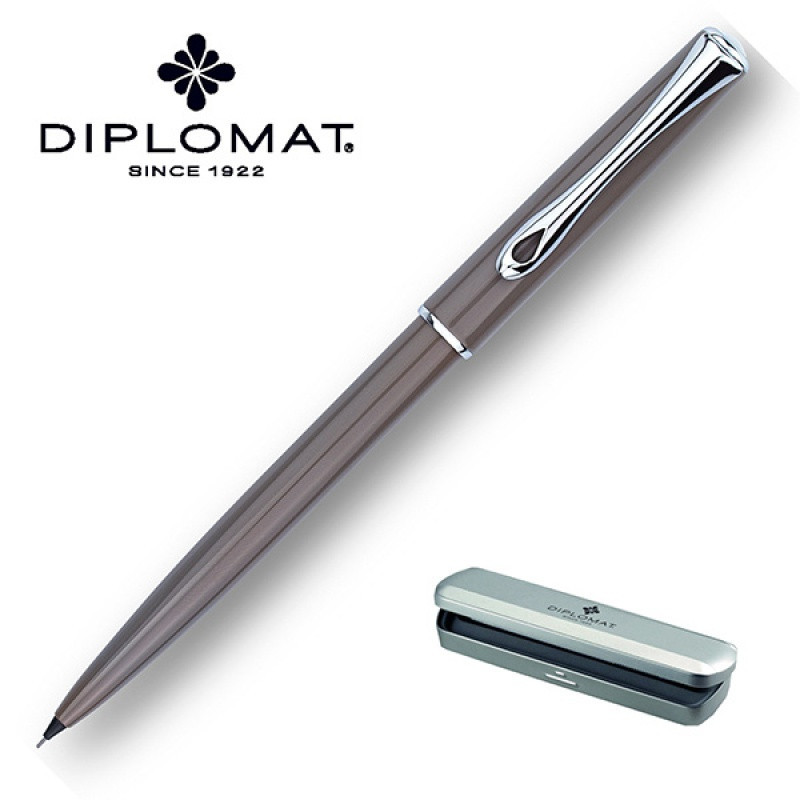 Ołówek automatyczny DIPLOMAT Traveller, 0,5mm, szary