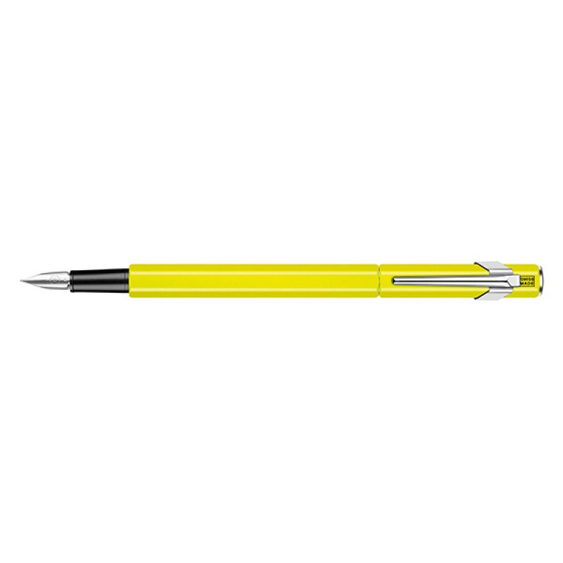 Pióro wieczne CARAN D'ACHE 849 Fluo Line, M, żółte