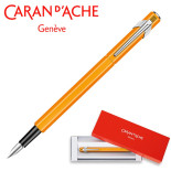 Pióro wieczne CARAN D'ACHE 849 Fluo Line, F, pomarańczowe