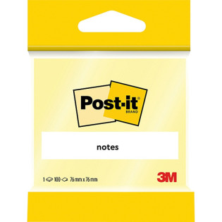 Bloczek samoprzylepny Post-it® (6820), 76x76mm, 100 kart., żółte