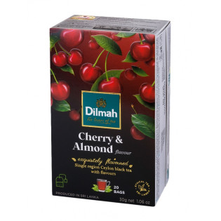 Herbata DILMAH, aromat wiśnia & migdał, 20 torebek