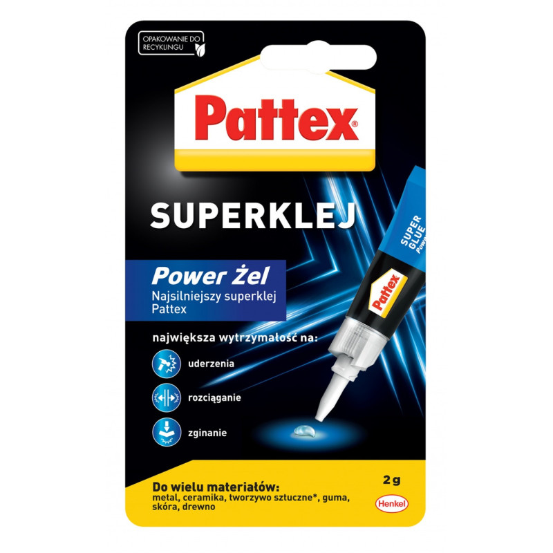 Klej SUPER POWER ŻEL PATTEX S.O.S., 2g