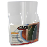 Półka naścienna na dokumenty, 3 przegrody, 34,8x7,9x50,5, nietłukąca, przezroczysta