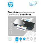 Folie laminacyjne HP PREMIUM A4, dziurkowanie, 125 mic, 25 szt., przezroczyste/połysk
