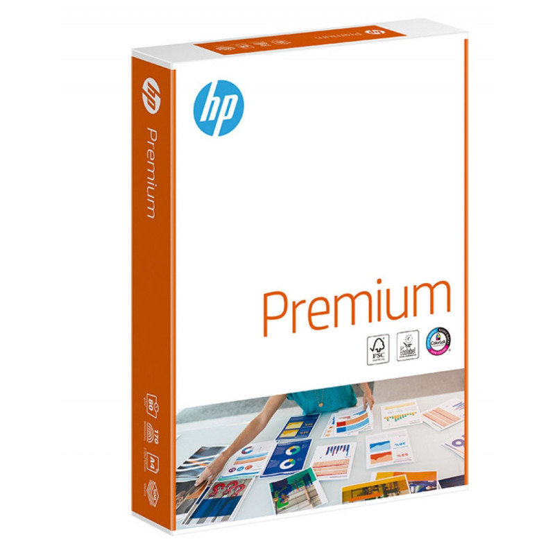 Papier ksero HP PREMIUM A4, klasa A, 80gsm, 500 ark.