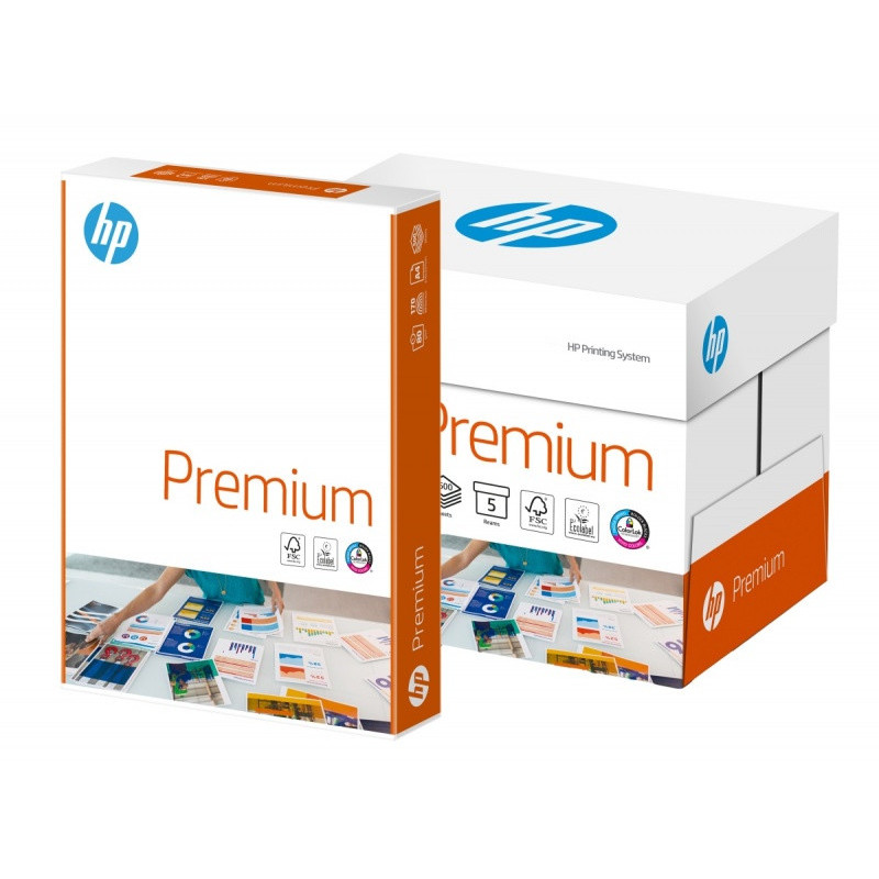 Papier ksero HP PREMIUM A4, klasa A, 80gsm, 500 ark.