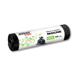 Worki na śmieci STELLA, LDPE, mocne, 120 l, 10 szt., czarne