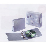 Segregator RING na 10 CD, 180 x 40 x 150mm, szary