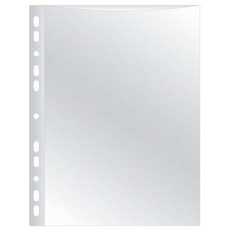 Koszulki na dokumenty Q-CONNECT, PP, A4, krystal, 50mikr., 100szt., transparentna