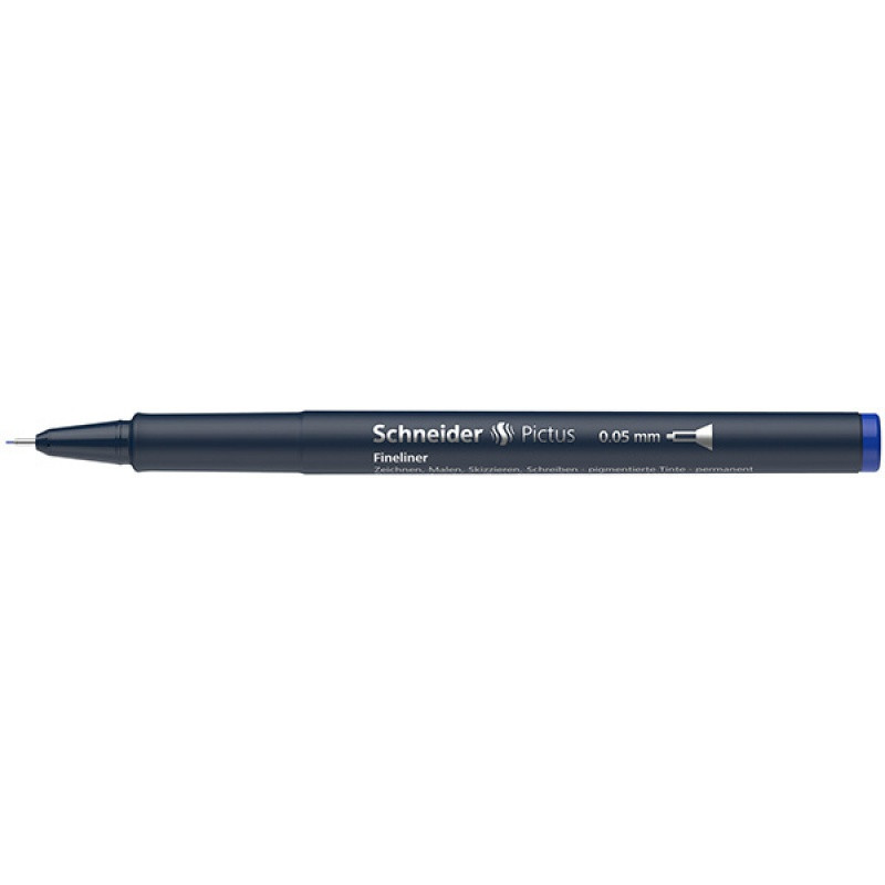 Cienkopis SCHNEIDER Pictus, 0,05 mm, niebieski