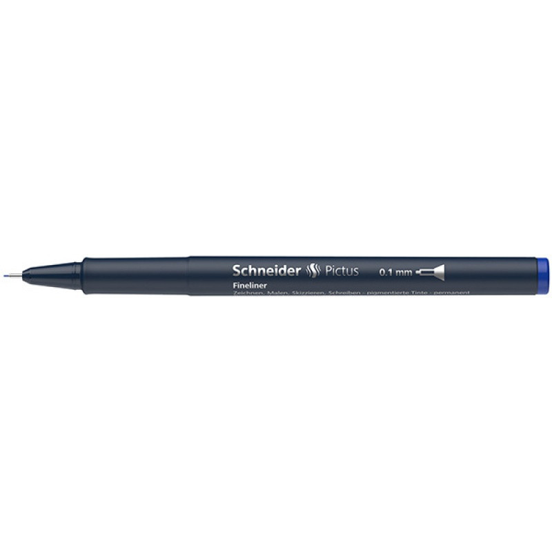 Cienkopis SCHNEIDER Pictus, 0,1 mm, niebieski
