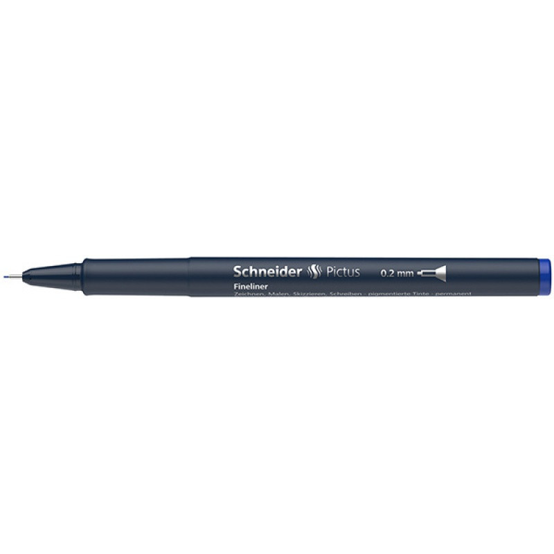 Cienkopis SCHNEIDER Pictus, 0,2 mm, niebieski