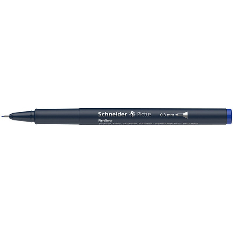 Cienkopis SCHNEIDER Pictus, 0,3 mm, niebieski