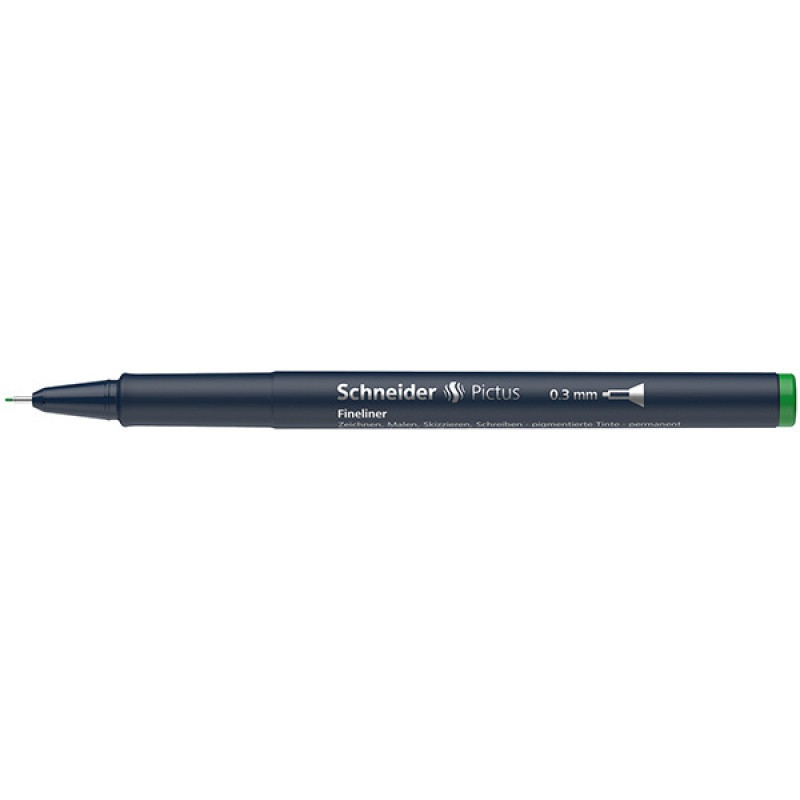 Cienkopis SCHNEIDER Pictus, 0,3 mm, zielony